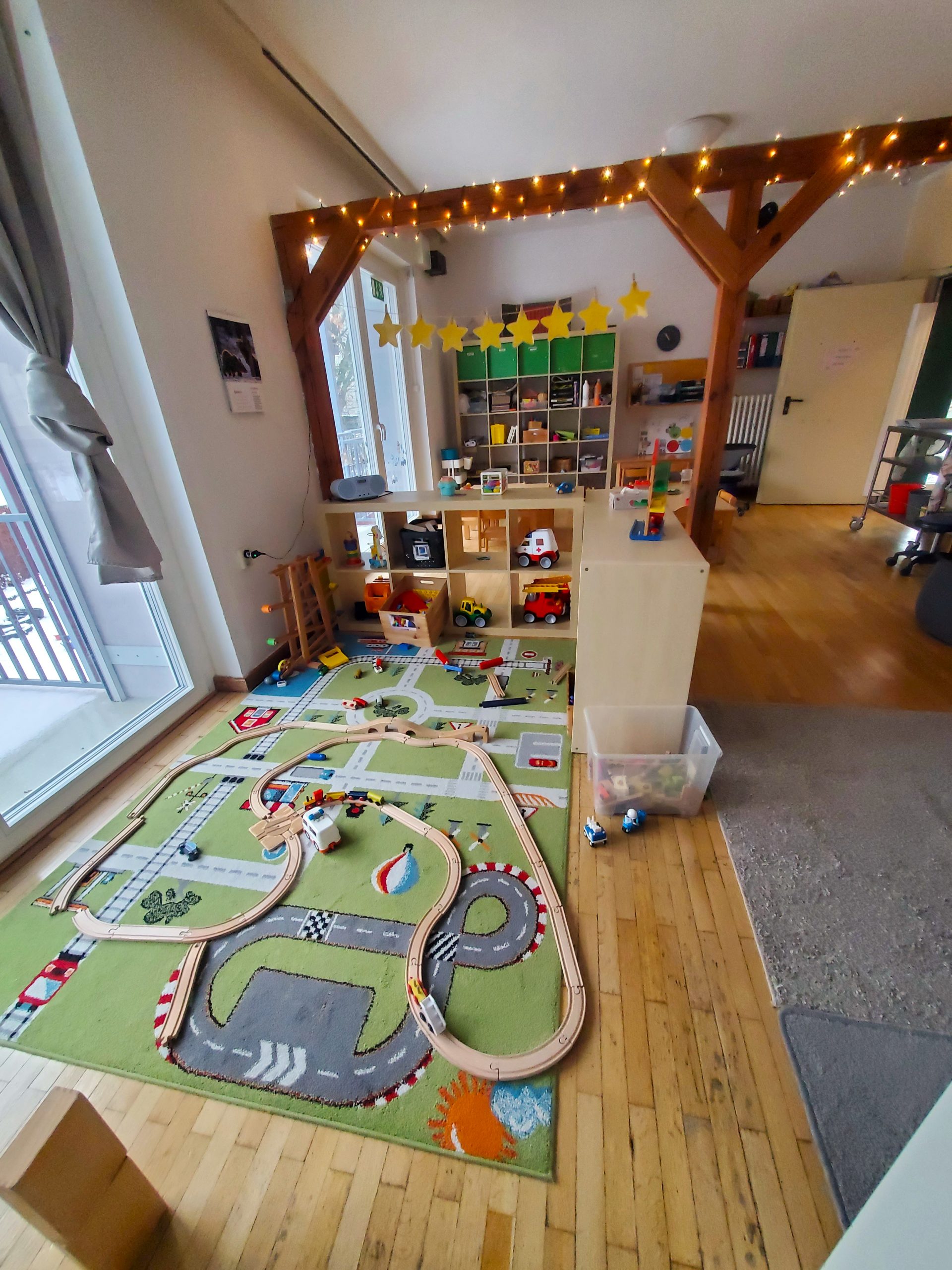 Unsere Bauecke im großen Raum